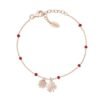 Bracciale Donna Amen In Argento 925 Rosato Con Quadrifogli