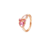 Anello Donna Stroili In Metallo Rosato Con Cristalli E Pietre Di Colore 1 - Verre Gioielli Anello Donna Stroili In Metallo Rosato Con Cristalli E Pietre Di Colore