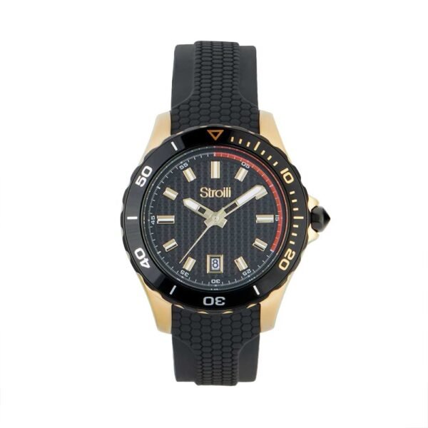 Orologio Uomo Stroili Solo Tempo Al Quarzo In Acciaio E Silicone 3 - Verre Gioielli Orologio Uomo Stroili Solo Tempo Al Quarzo In Acciaio E Silicone