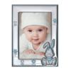Cornice Portafoto Atelier Baby Celeste In Argento 925 Con Coniglietto