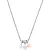 Collana Donna Stroili Girocollo In Acciaio Bicolore E Cristalli 2 - Verre Gioielli Collana Donna Stroili Girocollo In Acciaio Bicolore E Cristalli