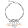 Bracciale Donna Stroili Semirigido In Acciaio Bicolore E Cristalli
