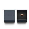 Anello Unisex Daniel Wellington Elevation In Acciaio Rosato 3 Verre Gioielli - l'istituzione del gioiello