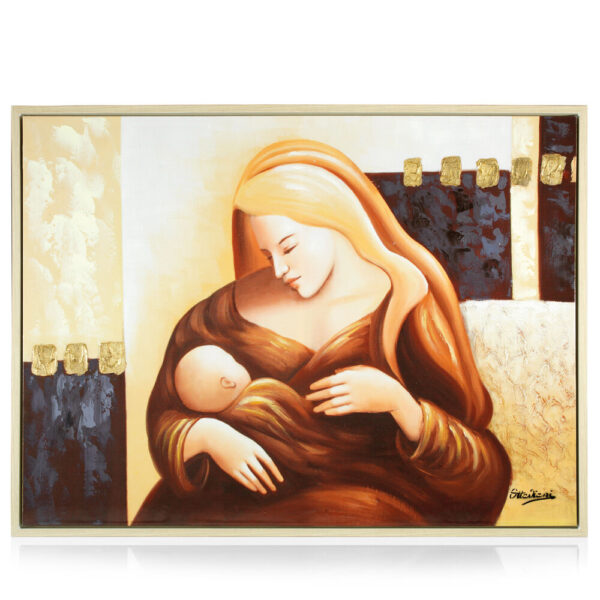 Quadro Su Tela Ottaviani Sacro Maternità