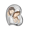 Sacra Famiglia Atelier In Argento 925 Con Ceramica 2 - Verre Gioielli Sacra Famiglia Atelier In Argento 925 Con Ceramica