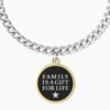 Bracciale Donna Kidult In Acciaio E Ciondolo Satinato Con Cristallo 3 Verre Gioielli - l'istituzione del gioiello