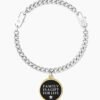 Bracciale Donna Kidult In Acciaio E Ciondolo Satinato Con Cristallo 2 Verre Gioielli - l'istituzione del gioiello