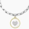 Bracciale Donna Kidult In Acciaio E Pvd E Ciondolo Satinato Con Cristalli 6 - Verre Gioielli Bracciale Donna Kidult In Acciaio E Pvd E Ciondolo Satinato Con Cristalli 2 Verre Gioielli - l'istituzione del gioiello