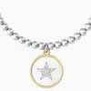 Bracciale Elastico Donna Kidult Con Sfere In Accaio E Ciondolo Satinato 6 - Verre Gioielli Bracciale Elastico Donna Kidult Con Sfere In Accaio E Ciondolo Satinato 2 Verre Gioielli - l'istituzione del gioiello
