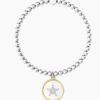 Bracciale Elastico Donna Kidult Con Sfere In Accaio E Ciondolo Satinato 5 - Verre Gioielli Bracciale Elastico Donna Kidult Con Sfere In Accaio E Ciondolo Satinato 1 Verre Gioielli - l'istituzione del gioiello