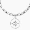 Bracciale Donna Kidult In Acciaio E Ciondolo Satinato Con Cristallo 6 - Verre Gioielli Bracciale Donna Kidult In Acciaio E Ciondolo Satinato Con Cristallo 2 Verre Gioielli - l'istituzione del gioiello