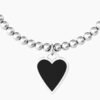 Bracciale Donna Kidult Elastico Con Sfere In Acciaio Con Ciondolo E Cristallo 6 - Verre Gioielli Bracciale Donna Kidult Elastico Con Sfere In Acciaio Con Ciondolo E Cristallo 2 Verre Gioielli - l'istituzione del gioiello