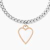 Bracciale Donna Kidult In Acciaio E Ciondolo A Cuore Satinato Con Cristallo 5 - Verre Gioielli Bracciale Donna Kidult In Acciaio E Ciondolo A Cuore Satinato Con Cristallo 1 Verre Gioielli - l'istituzione del gioiello