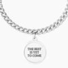 Bracciale Unisex Kidult In Acciaio E Ciondolo Satinato Con Cristallo 5 - Verre Gioielli Bracciale Unisex Kidult In Acciaio E Ciondolo Satinato Con Cristallo 1 Verre Gioielli - l'istituzione del gioiello