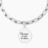 Bracciale Donna Kidult In Acciaio E Ciondolo Satinato Con Cristallo 5 - Verre Gioielli Bracciale Donna Kidult In Acciaio E Ciondolo Satinato Con Cristallo 1 Verre Gioielli - l'istituzione del gioiello