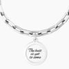 Bracciale Donna Kidult In Acciaio E Ciondolo Satinato Con Cristallo 5 - Verre Gioielli Bracciale Donna Kidult In Acciaio E Ciondolo Satinato Con Cristallo 1 Verre Gioielli - l'istituzione del gioiello