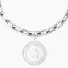 Bracciale Donna Kidult Buon Compleanno In Acciaio Con Catena Groumette E Ciondolo 1 Verre Gioielli - l'istituzione del gioiello
