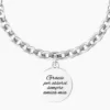 Bracciale Donna Kidult In Acciaio E Ciondolo Lucido Con Cristallo 5 - Verre Gioielli Bracciale Donna Kidult In Acciaio E Ciondolo Lucido Con Cristallo 1 Verre Gioielli - l'istituzione del gioiello