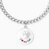 Bracciale Unisex Kidult In Acciaio E Ciondolo Satinato Con Cristallo 5 - Verre Gioielli Bracciale Unisex Kidult In Acciaio E Ciondolo Satinato Con Cristallo 1 Verre Gioielli - l'istituzione del gioiello