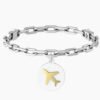 Bracciale Donna Kidult In Acciaio E Ciondolo Satinato