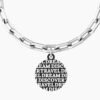 Bracciale Donna Kidult In Acciaio E Ciondolo Satinato 1 Verre Gioielli - l'istituzione del gioiello