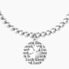 Bracciale Donna Kidult Elastico Con Sfere In Acciaio E Ciondolo Con Cristallo 8 - Verre Gioielli Bracciale Donna Kidult Elastico Con Sfere In Acciaio E Ciondolo Con Cristallo 4 Verre Gioielli - l'istituzione del gioiello