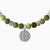 Bracciale Uomo Kidult Con Sfere E Anelli In Diaspro Verde In Acciaio E Pvd Con Ciondolo 7 - Verre Gioielli Bracciale Uomo Kidult Con Sfere E Anelli In Diaspro Verde In Acciaio E Pvd Con Ciondolo 3 Verre Gioielli - l'istituzione del gioiello