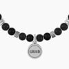 Bracciale Uomo Kidult Con Sfere In Acciaio E Onice Con Ciondolo 5 - Verre Gioielli Bracciale Uomo Kidult Con Sfere In Acciaio E Onice Con Ciondolo 1 Verre Gioielli - l'istituzione del gioiello