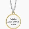 Collana Girocollo Kidult Donna In Acciaio Con Catena Groumette E Ciondolo Con Cristallo 1 Verre Gioielli - l'istituzione del gioiello