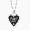 Collana Girocollo Kidult Donna In Acciaio Con Catena Rolò E Ciondolo A Cuore Con Cristallo 1 Verre Gioielli - l'istituzione del gioiello