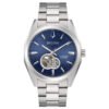 Orologio Uomo Bulova Meccanico Automatico Solo Tempo In Acciaio 4 - Verre Gioielli Orologio Uomo Bulova Meccanico Automatico Solo Tempo In Acciaio