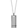 Collana Uomo Boccadamo Man In Acciaio E Pendente Con Pvd E Zircone 2 - Verre Gioielli Collana Uomo Boccadamo Man In Acciaio E Pendente Con Pvd E Zircone