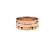 Anello Unisex Daniel Wellington Elevation In Acciaio Rosato 2 Verre Gioielli - l'istituzione del gioiello