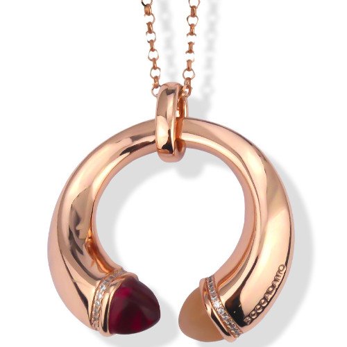 Collana Lunga Donna Boccadamo In Bronzo E Zirconi Con Cristalli 3 - Verre Gioielli Collana Lunga Donna Boccadamo In Bronzo E Zirconi Con Cristalli