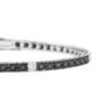Bracciale Tennis Uomo FaceCube Recarlo In Oro Bianco 18 Kt Con Diamanti Bianchi 0.05 Ct E Diamanti Neri 0.72 Ct 1 Verre Gioielli - l'istituzione del gioiello