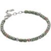 Bracciale Uomo Boccadamo Man In Acciaio Con Ematite Verde E Pietra Lavica 1 - Verre Gioielli Bracciale Uomo Boccadamo Man In Acciaio Con Ematite Verde E Pietra Lavica