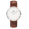 Orologio Daniel Wellington Uomo Classic St. Mawes In Acciaio E Pelle