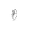 Anello Donna Bliss In Oro Bianco 18 Kt E Diamanti 0.08 Ct