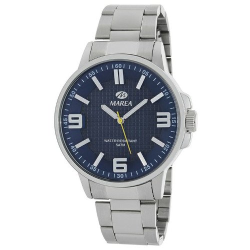 Orologio Uomo Marea In Acciaio Solo Tempo Al Quarzo 3 - Verre Gioielli Orologio Uomo Marea In Acciaio Solo Tempo Al Quarzo