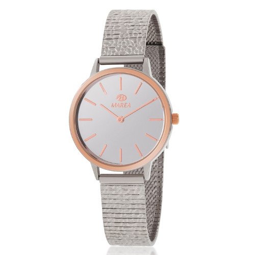 Orologio Donna Marea In Acciaio Solo Tempo Al Quarzo 3 - Verre Gioielli Orologio Donna Marea In Acciaio Solo Tempo Al Quarzo