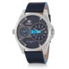 Orologio Uomo Marea In Acciaio E Pelle Solo Tempo Al Quarzo 2 - Verre Gioielli Orologio Uomo Marea In Acciaio E Pelle Solo Tempo Al Quarzo
