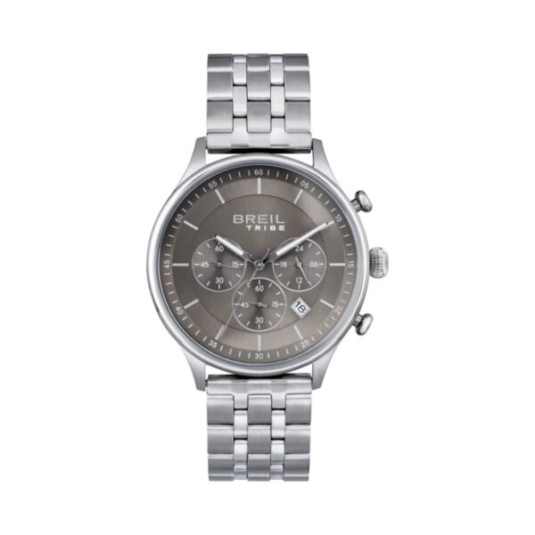 Orologio Uomo Tribe Breil Cronografo Classy Al Quarzo In Acciaio 3 - Verre Gioielli Orologio Uomo Tribe Breil Cronografo Classy Al Quarzo In Acciaio