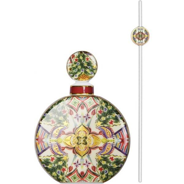 Bottiglia Diffusore Mini Baci Milano In Porcellana Cosy Xmas Gold 3 - Verre Gioielli Bottiglia Diffusore Mini Baci Milano In Porcellana Cosy Xmas Gold