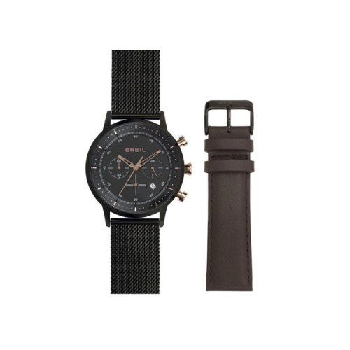 Orologio Uomo Breil Cronografo Al Quarzo In Acciaio 3 - Verre Gioielli Orologio Uomo Breil Cronografo Al Quarzo In Acciaio