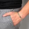 Bracciale Uomo Gerba Con Amazonite E Componenti