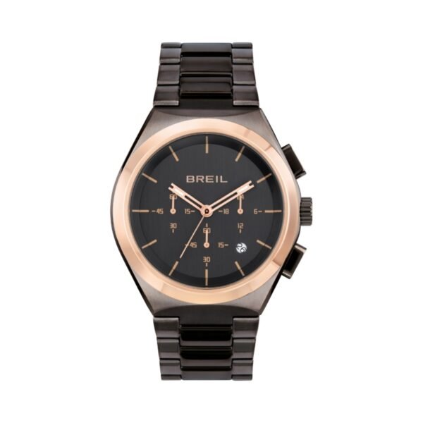 Orologio Uomo Breil Cronografo Bend In Acciaio 3 - Verre Gioielli Orologio Uomo Breil Cronografo Bend In Acciaio
