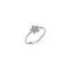 Anello Donna Amen In Argento 925 E Zirconi Bianchi Con Stella