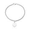 Bracciale Donna Amen In Argento 925 E Cuore Pendente