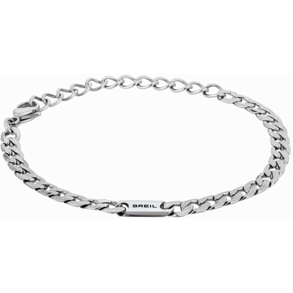 Bracciale Uomo Breil In Acciaio Lucido 3 - Verre Gioielli Bracciale Uomo Breil In Acciaio Lucido