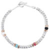 Bracciale Gerba Unisex In Argento 925 E Ceramica Multicolor